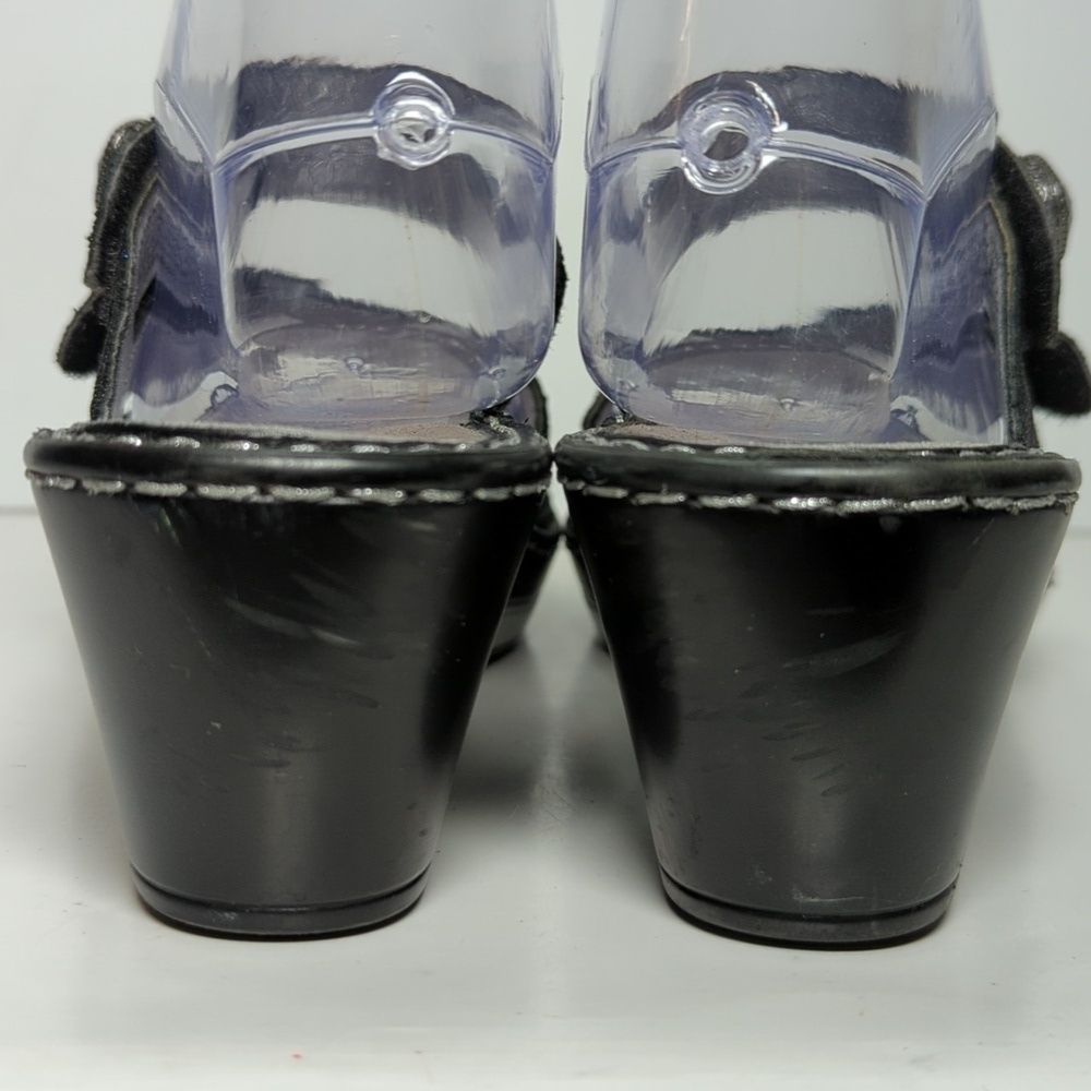Alegria by PG Lite Loti Glitteroti sparkle wedge sandals womans size 7-7.5 EU 37 - Picture 11 of 16